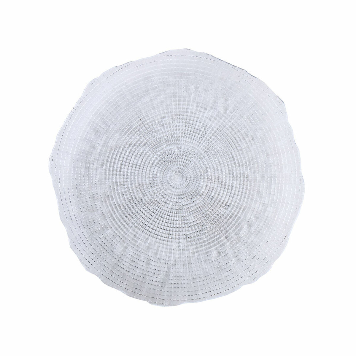 Assiette plate Quid Boreal Transparent verre Ø 28 cm (6 Unités) (Pack 6x)