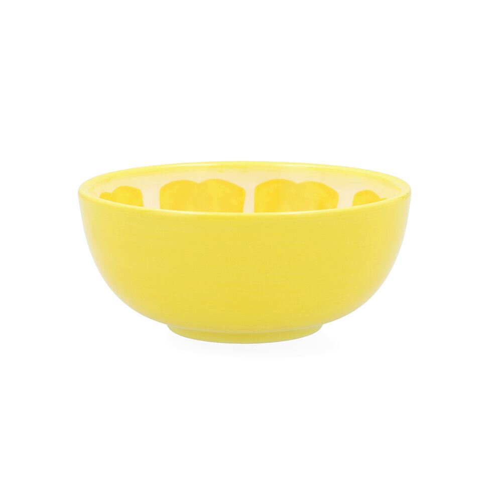 Bowl Quid Lemon Ceramic (12,5 x 12,5 x 5,4 cm)