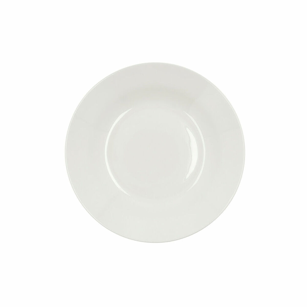 Plato Hondo Bidasoa Lis Cerámica Blanco (22,5 cm) (Pack 12x)