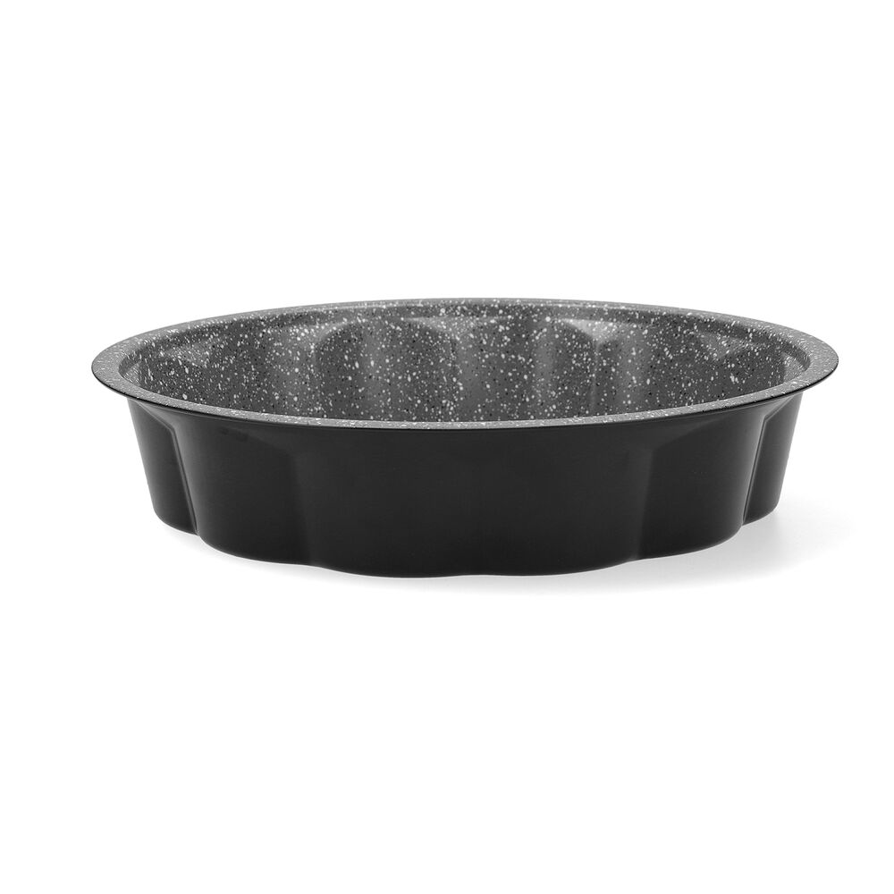 Cake Mould Bidasoa Tribeca Circular Black Metal (27 x 5,5 cm)