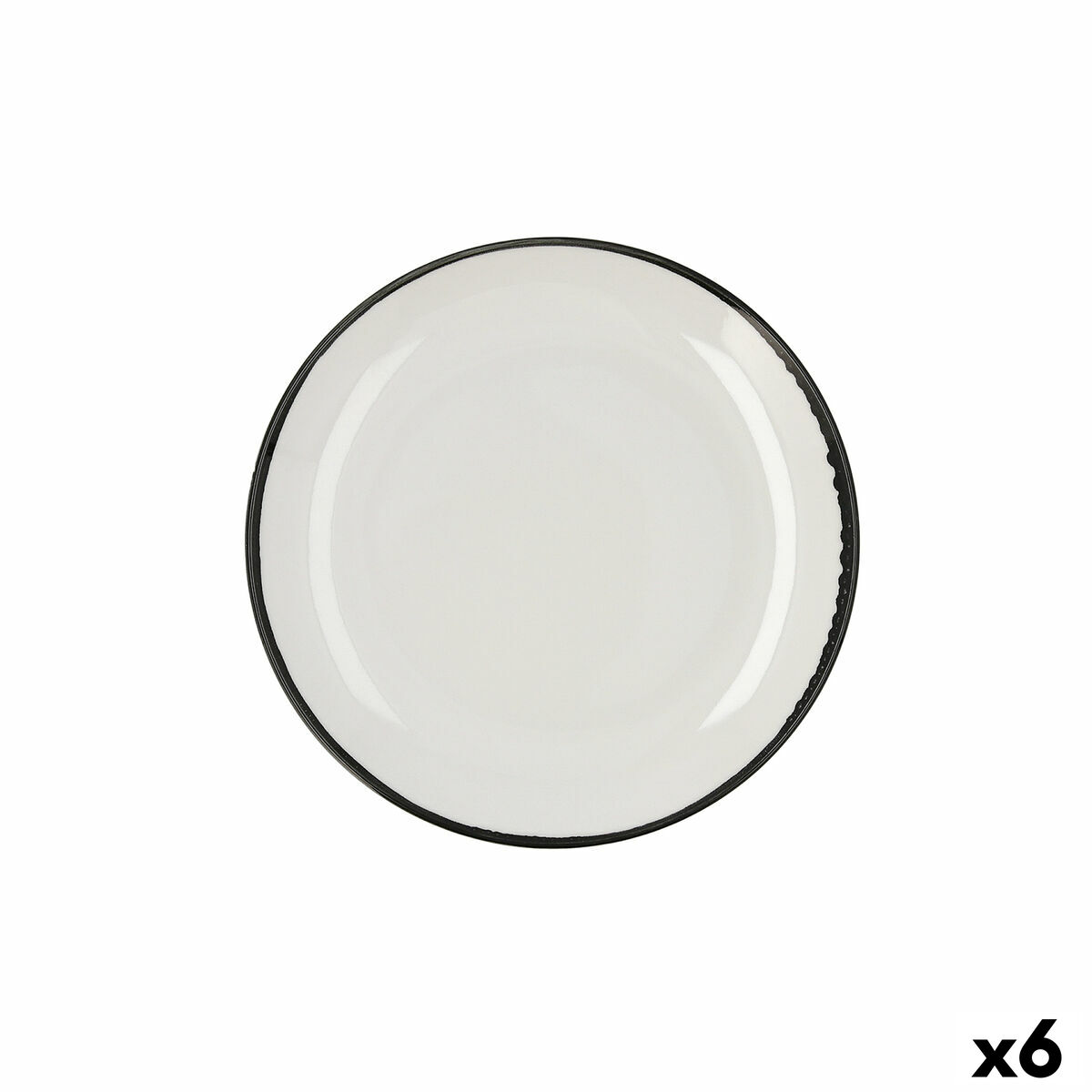 Assiette plate Ariane Vital Filo Céramique Blanc Ø 27 cm (6 Unités)