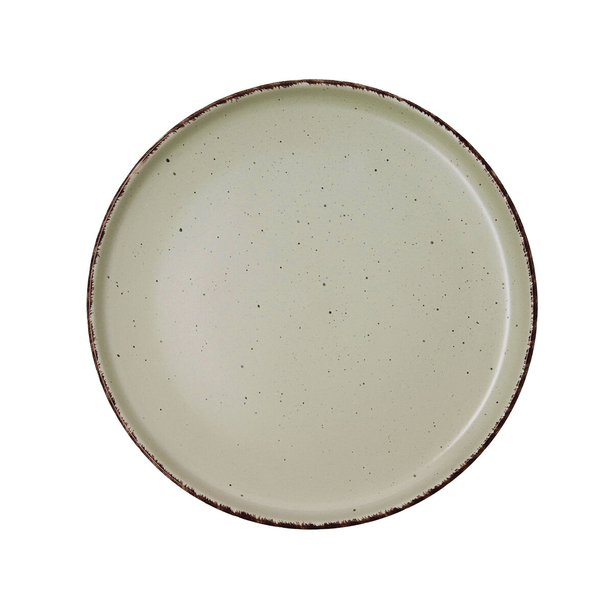 Assiette plate Quid Duna Vert Céramique 26,5 x 2,8 cm