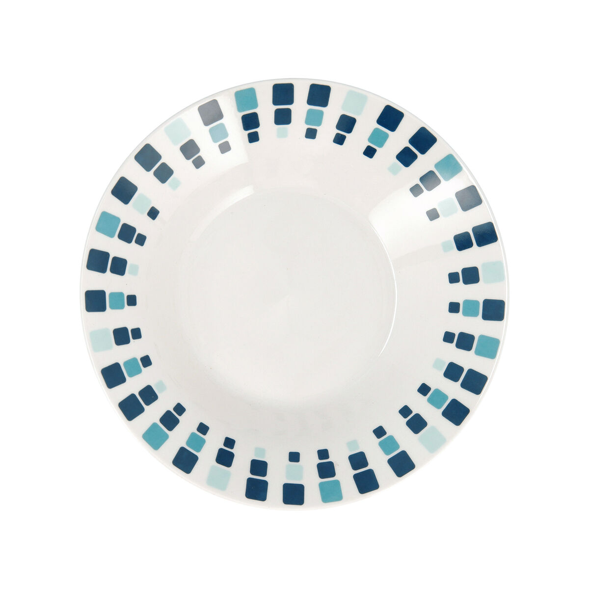 Assiette creuse Quid Simetric Bleu Céramique Ø 20 cm