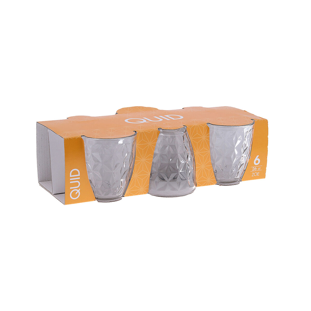 Image secondaire de Verre d'eau Quid Zoe Transparent verre 260 ml (6 Unités)