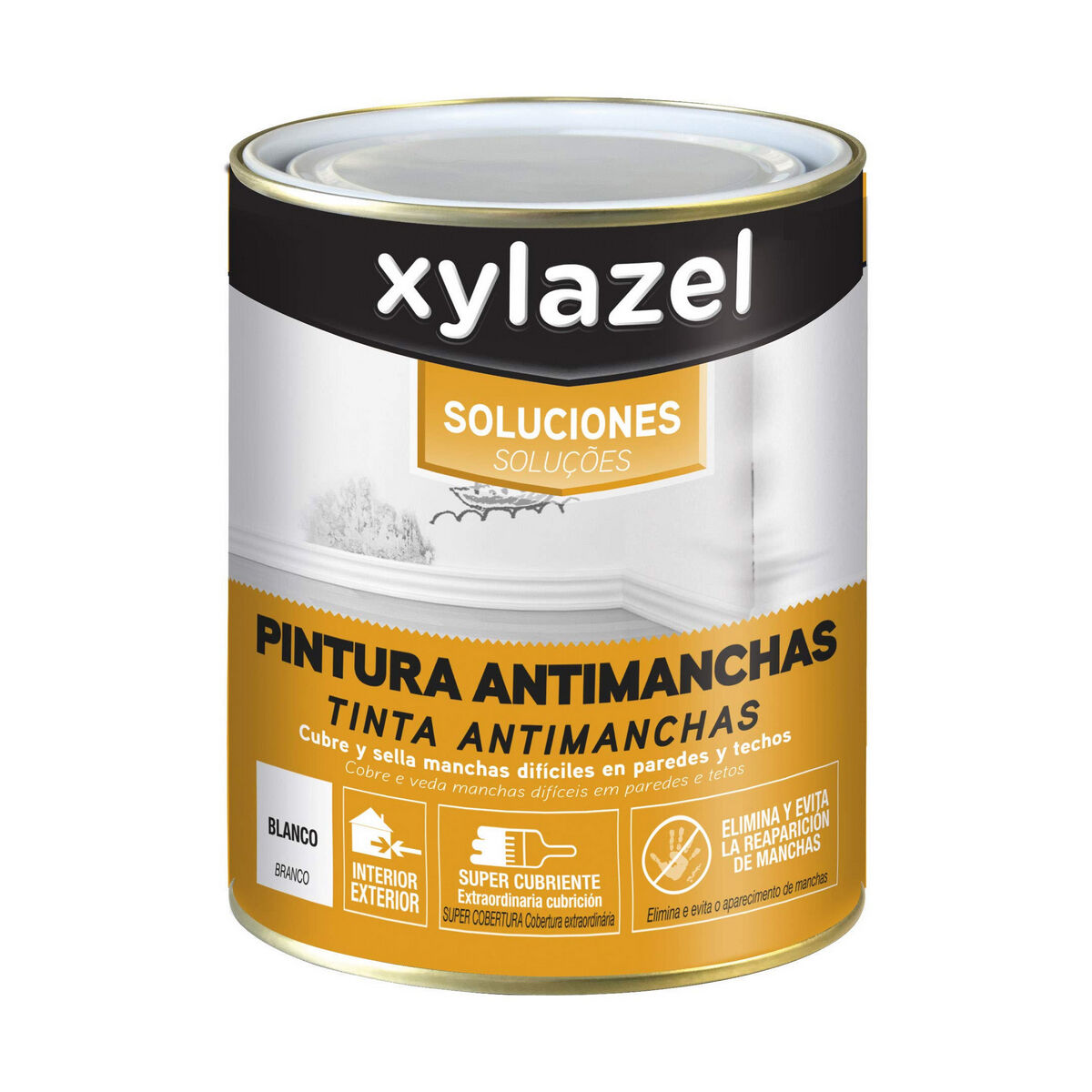 Protecteur de surface Xylazel 5396498 Peinture Antitaches Blanc 750 ml Mat