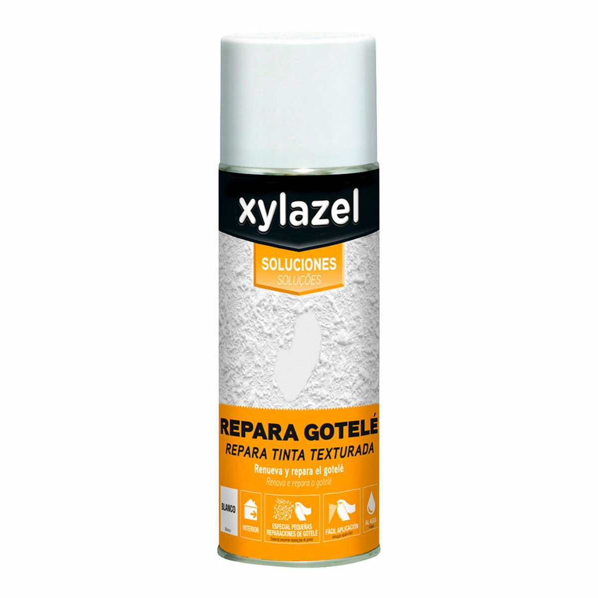 Peinture en spray Xylazel 5396497 Texturisée Blanc 400 ml