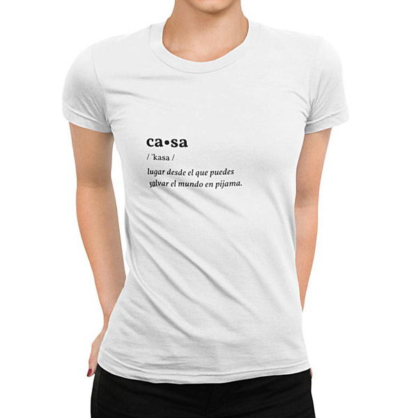 T-shirt Casa White