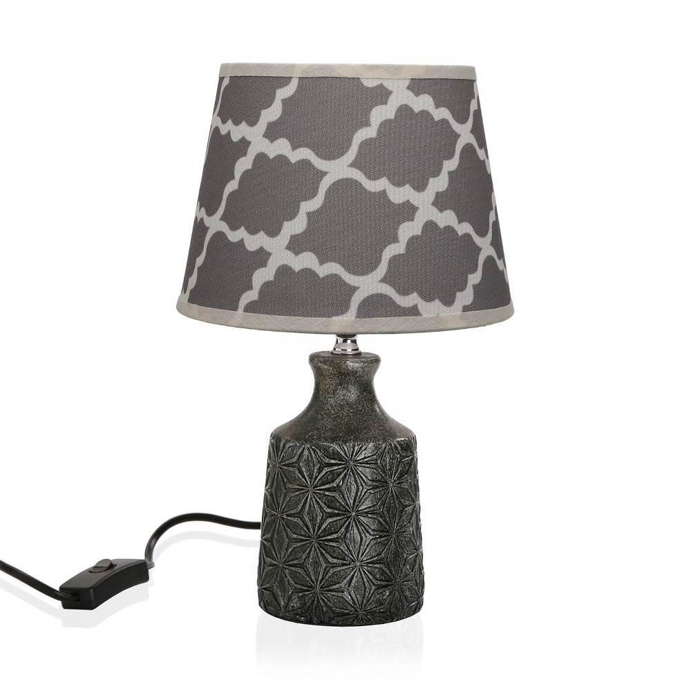 Lámpara de mesa Versa Cerámica Textil (20 x 32 x 20 cm)