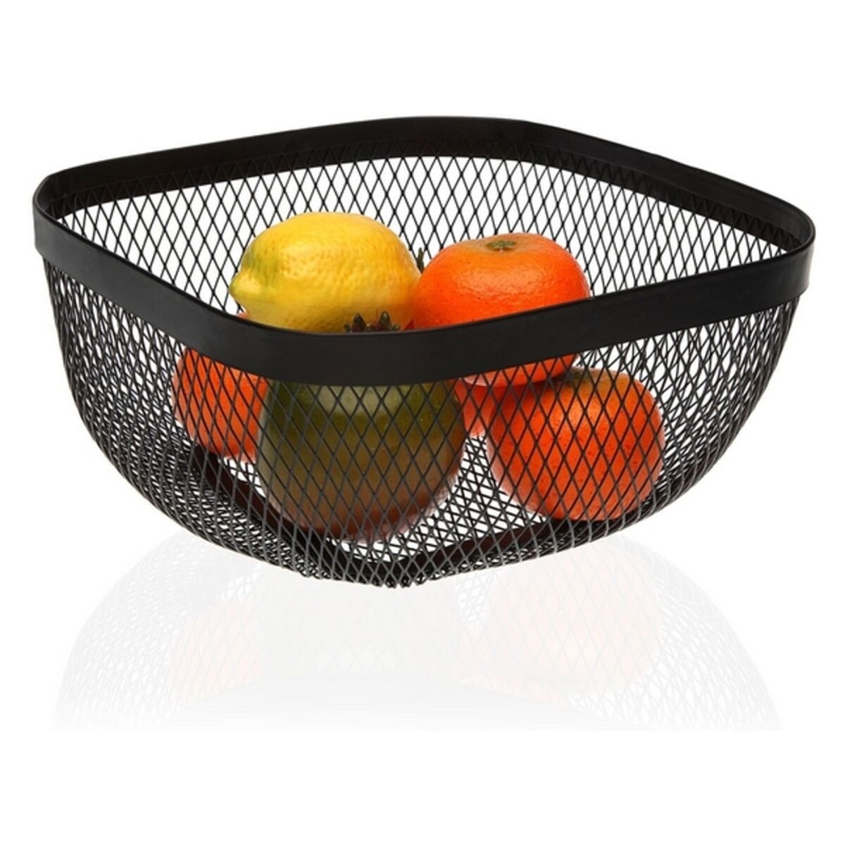 Fruit Bowl Metal Steel (26,5 x 12,5 x 26,5 cm), view 2