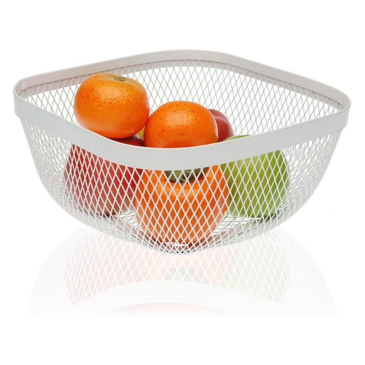 Fruit Bowl Metal Steel (26,5 x 12,5 x 26,5 cm), view 4