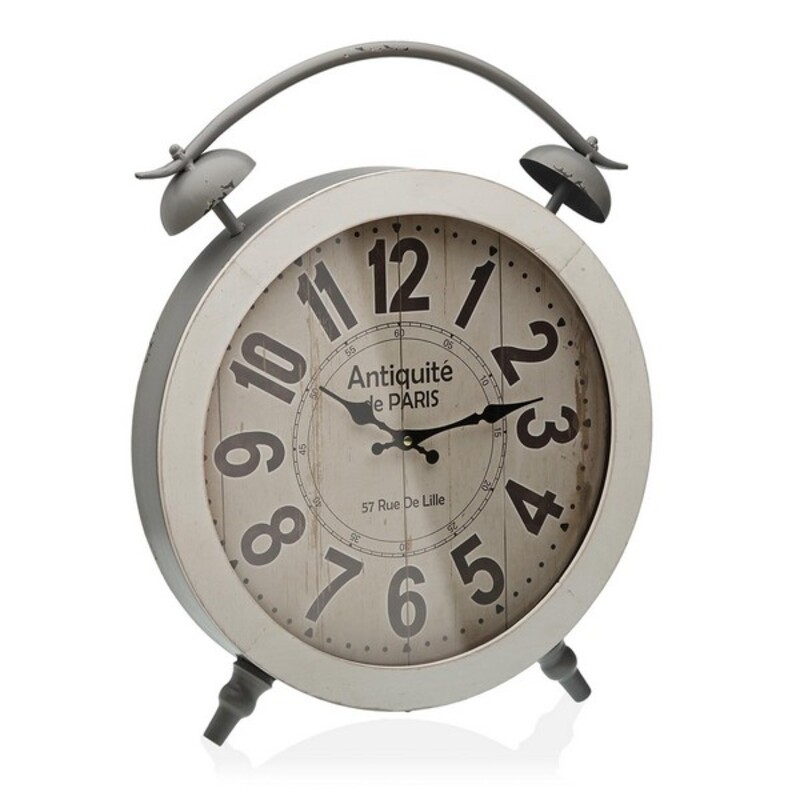 Horloge de table Blanc Métal (6,5 x 52,5 x 41 cm)
