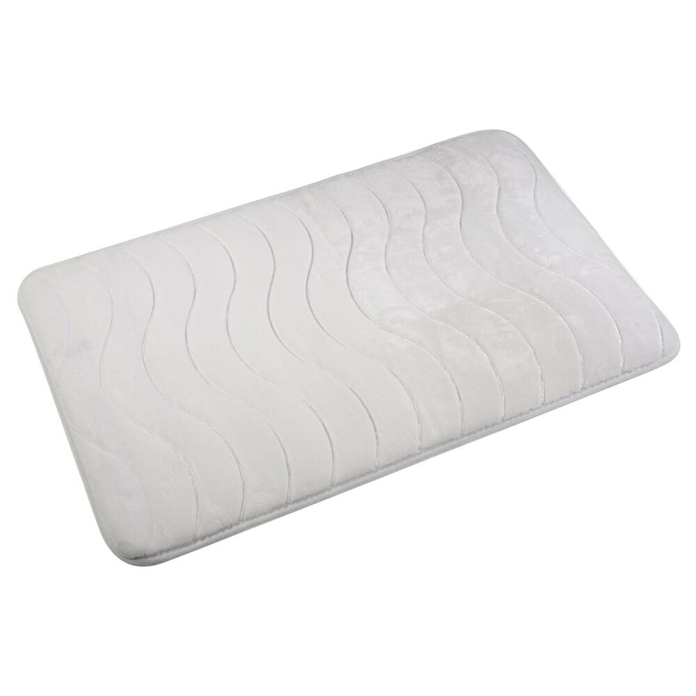 Bath rug Brant White Cotton (45 x 75 cm)