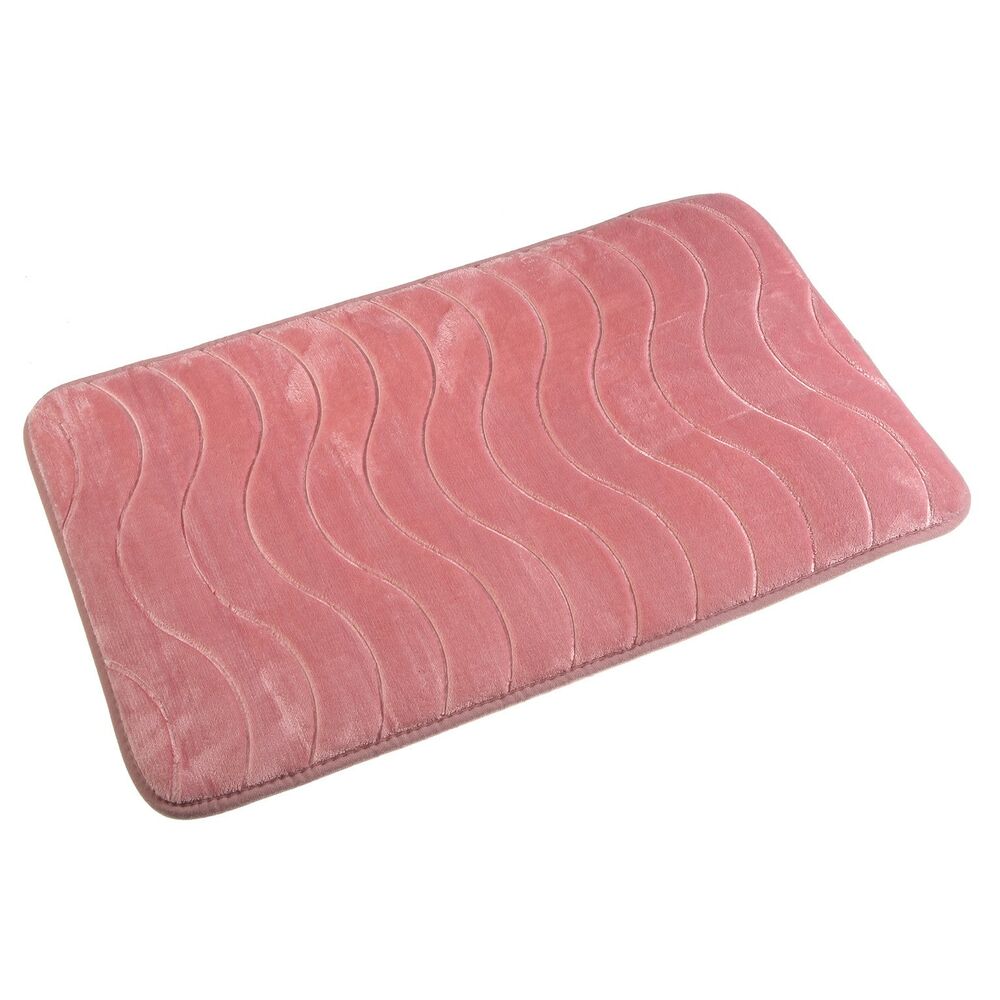 Bath rug Brant Pink Cotton (45 x 75 cm)