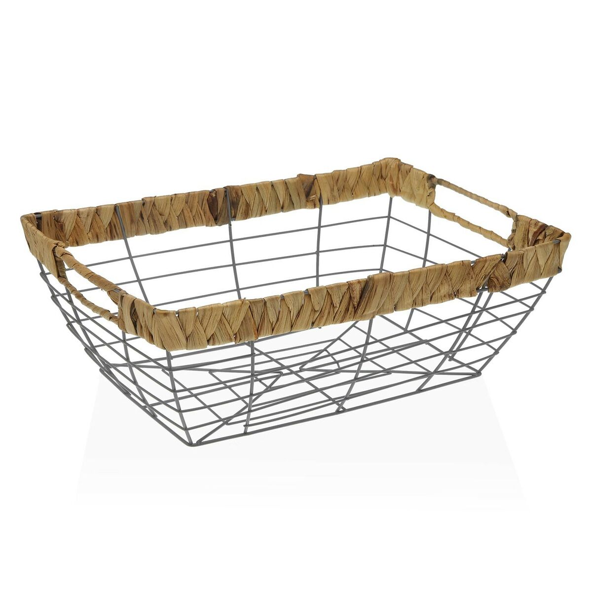 Frutero Versa Gris Metal Acero (12 x 33,5 x 23,5 cm)