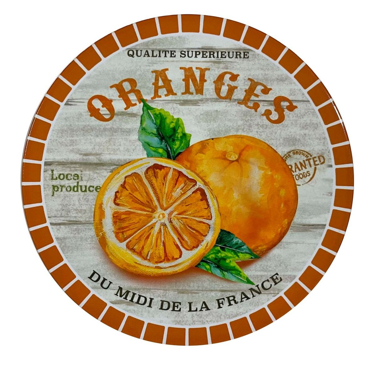 Dessous de plat Versa Orange Céramique (20 x 20 cm)