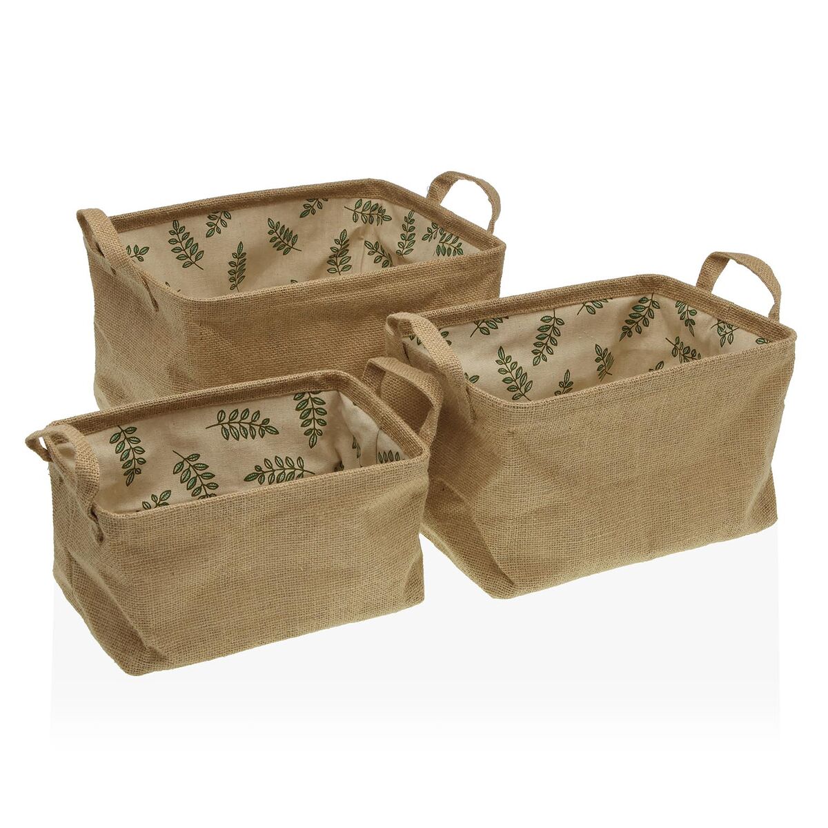Panier Versa Textile 22 x 12 x 10 cm 18 x 14 x 28 cm 25 x 15 x 12 cm 28 x 18 x 14 cm