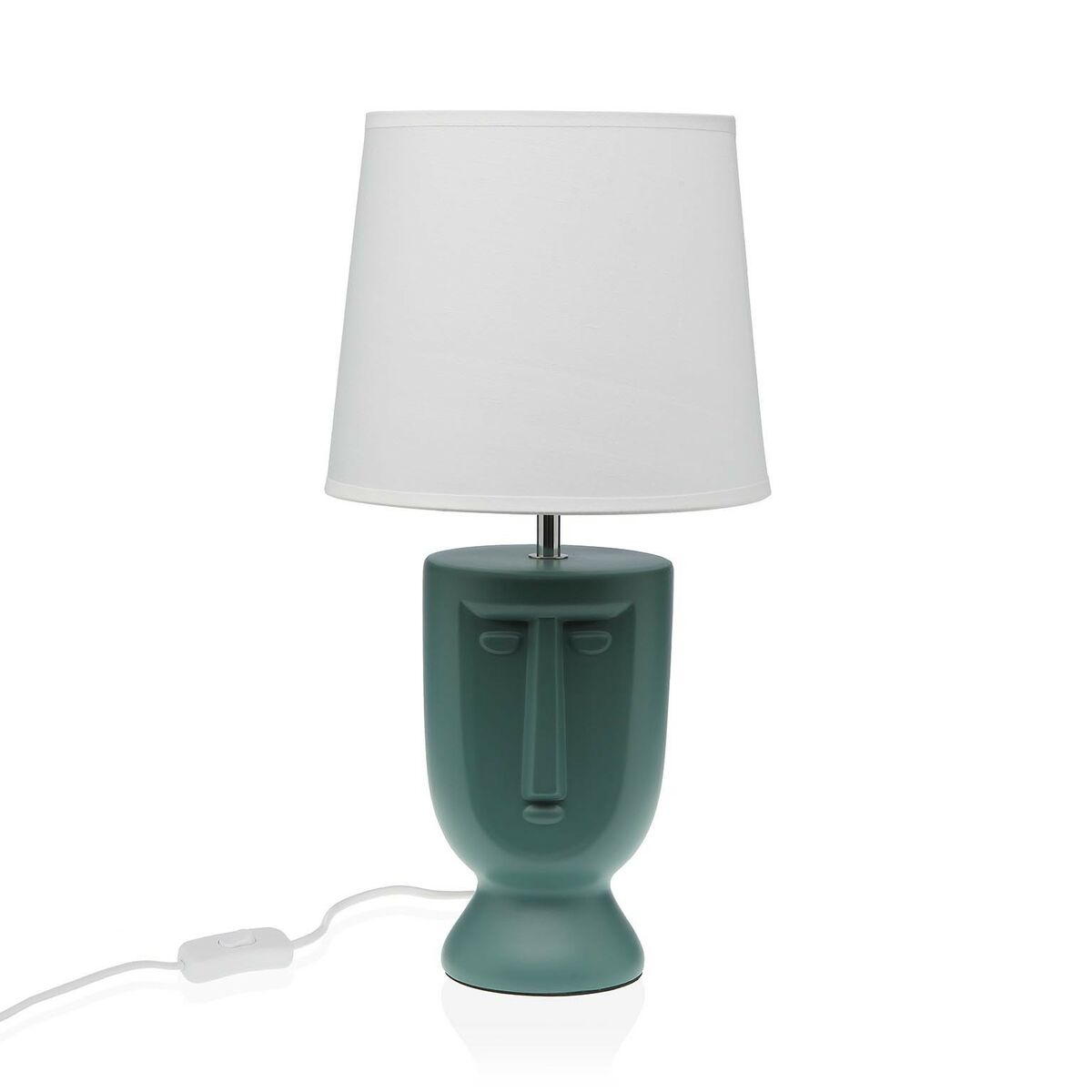 Lampe de bureau Versa Vert Céramique 60 W 22 x 42,8 cm