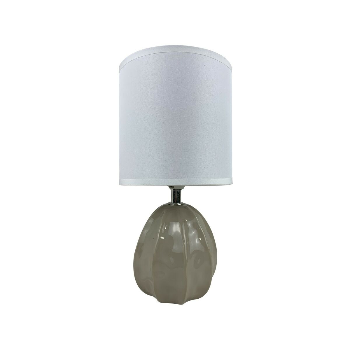 Lampe de bureau Versa Mery 25 W Beige Céramique 14 x 27 x 11 cm