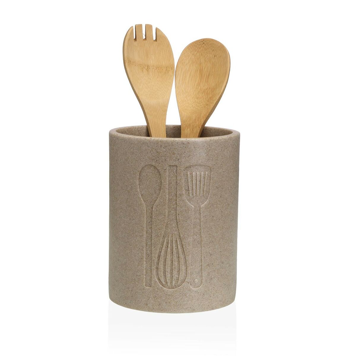 Image secondaire de Pot pour ustensiles de cuisine Versa Résine Céramique 13 x 17,5 x 13 cm