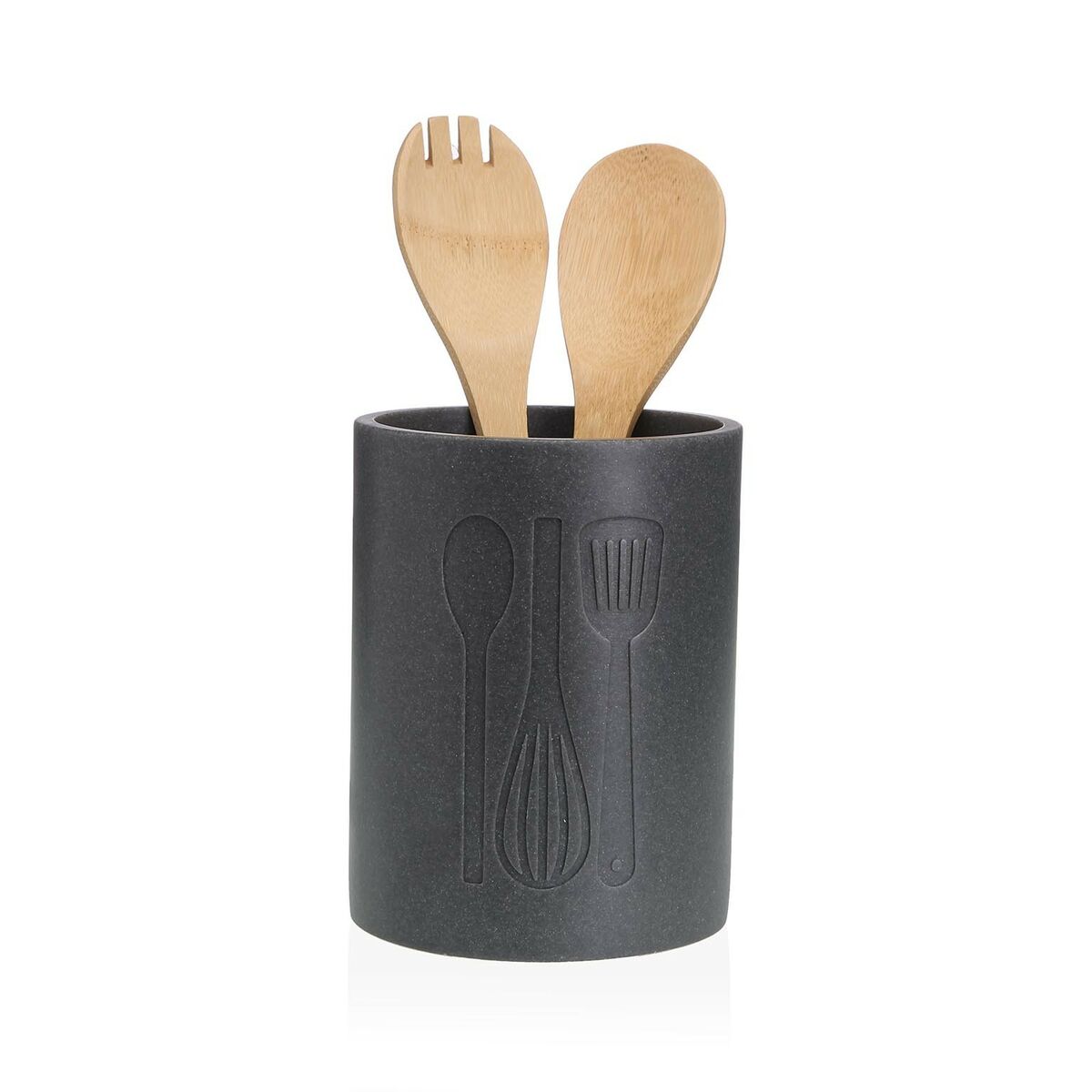 Image secondaire de Pot pour ustensiles de cuisine Versa Résine Céramique 13 x 17,5 x 13 cm