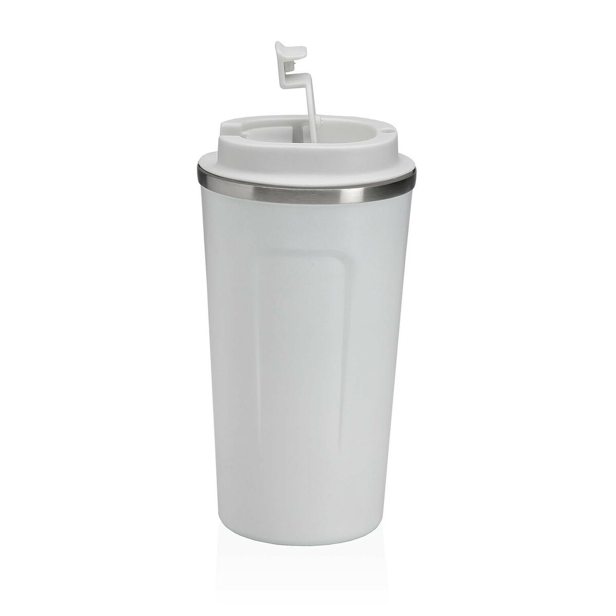 Image secondaire de Verre avec Couvercle Versa Blanc Acier polypropylène 510 ml