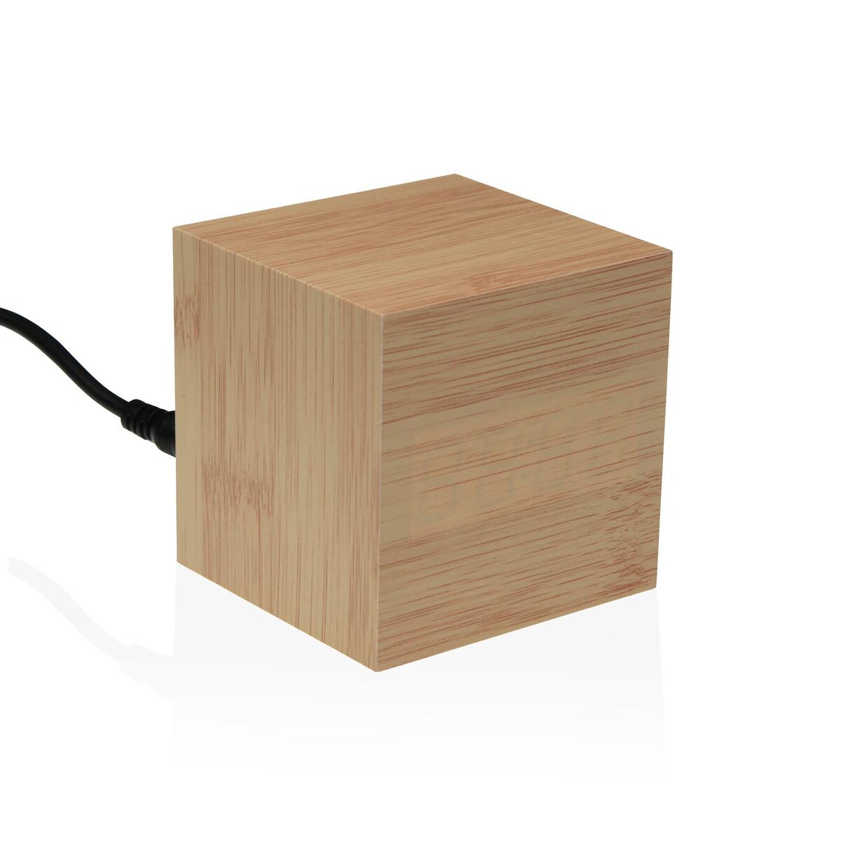 Image secondaire de Pendule Réveil Versa Bois MDF Minimaliste 6,4 x 6,3 x 6,4 cm