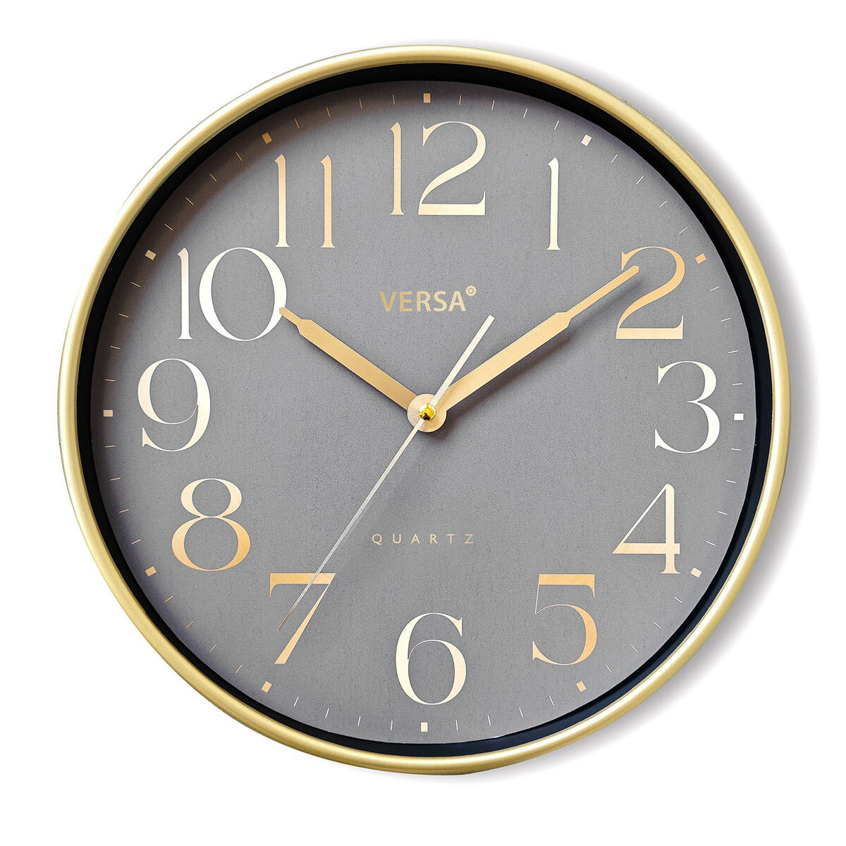 Horloge Murale Versa Plastique 3,5 x 28,5 x 29,5 cm