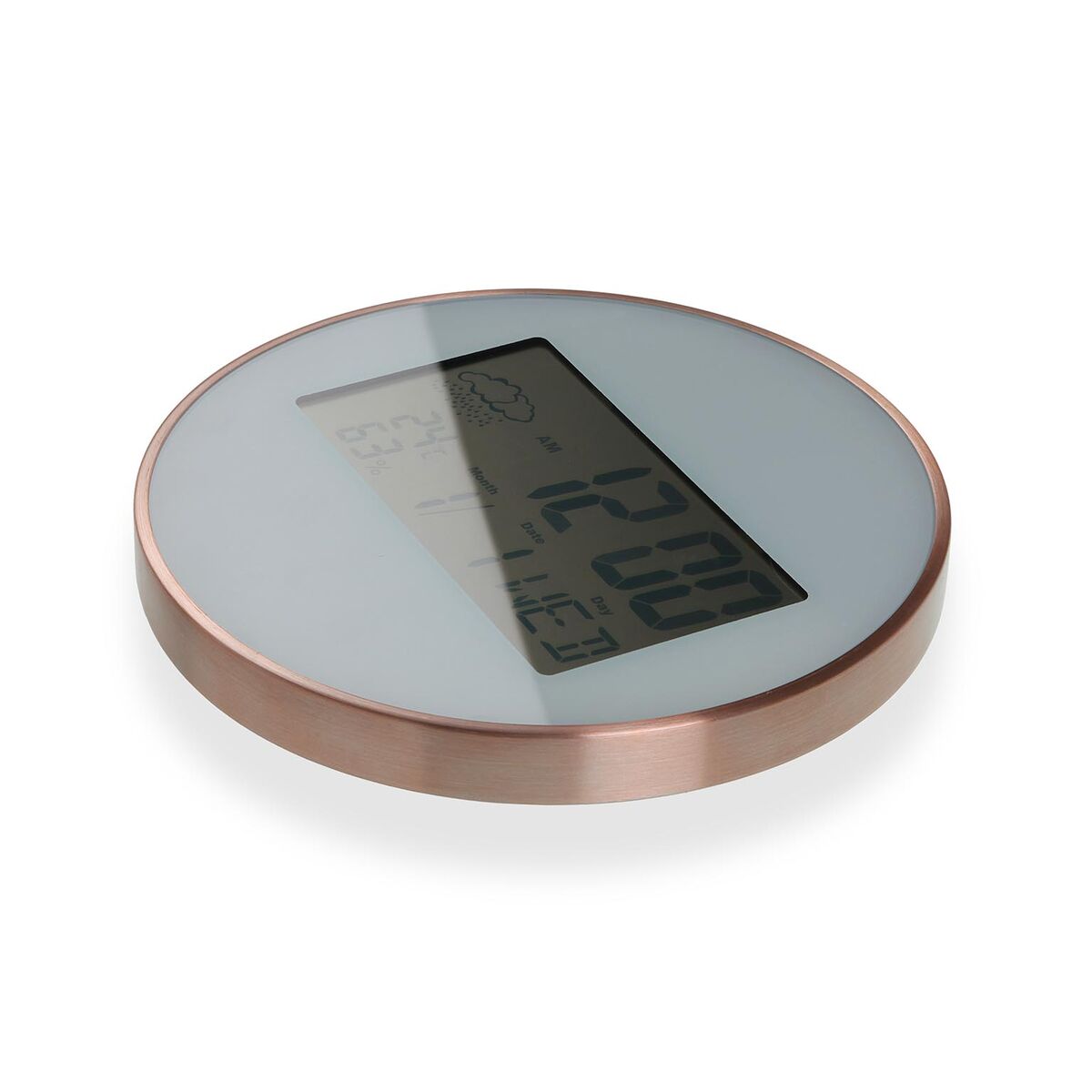 Image secondaire de Horloge Murale Versa Blanc Plastique Minimaliste 2,8 x 25 x 25 cm