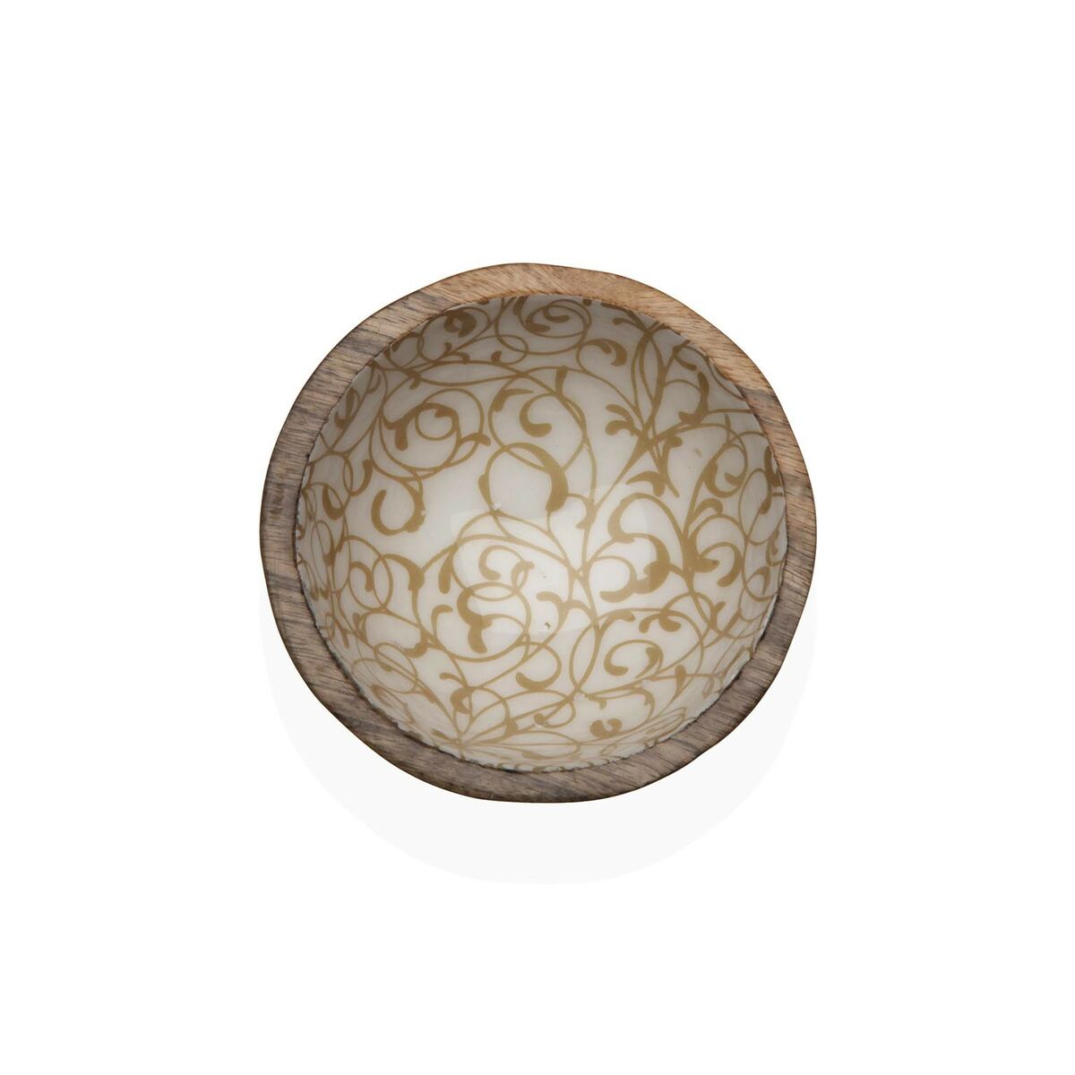 Image secondaire de Bol Versa Serpentine Bambou Porcelaine Bois de manguier