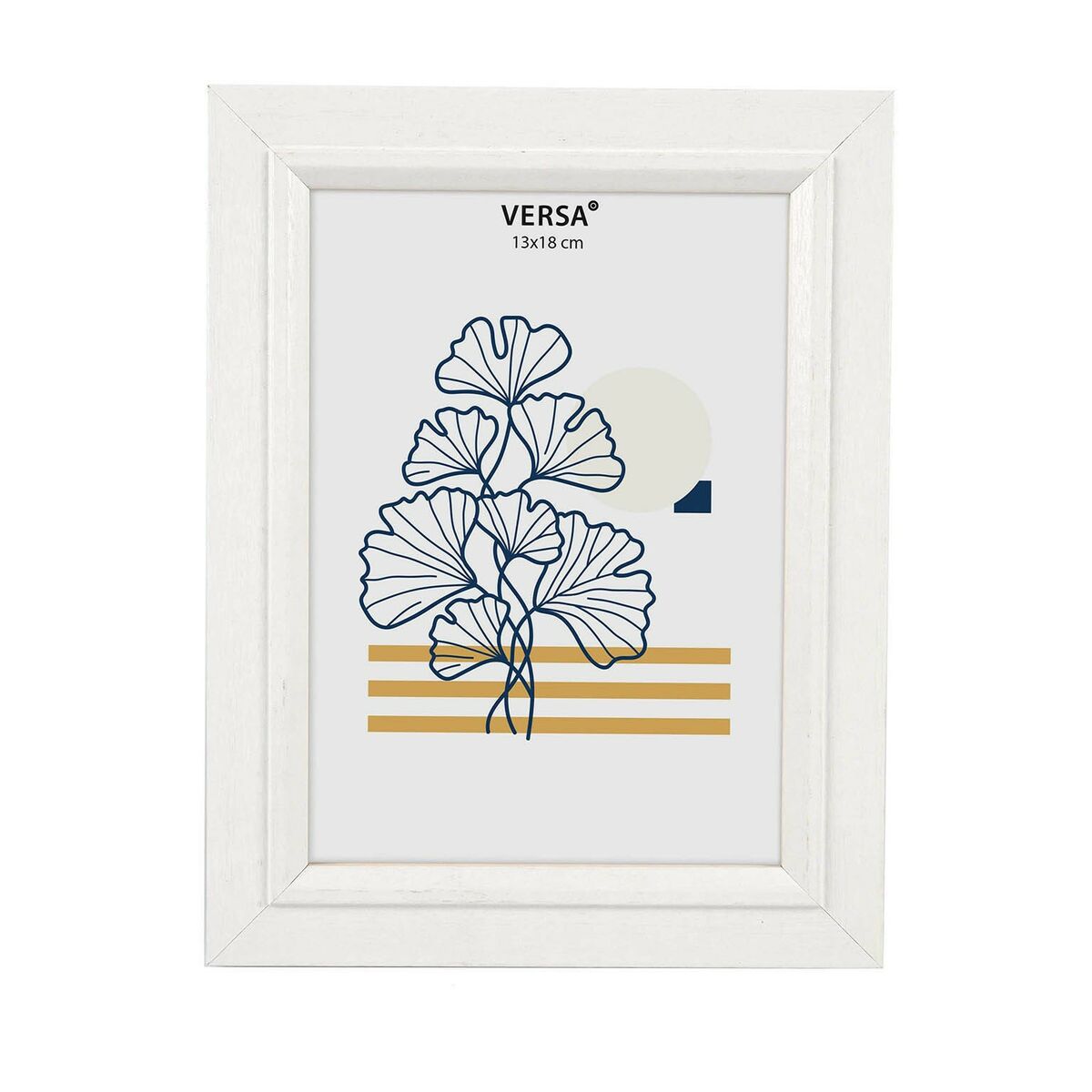 Cadre photo Versa Blanc Bois MDF Vintage 1,5 x 22 x 17 cm