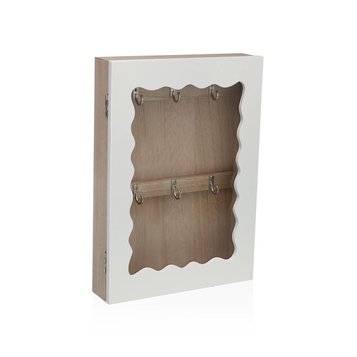 Boîte à bijoux Versa Blanc Bois