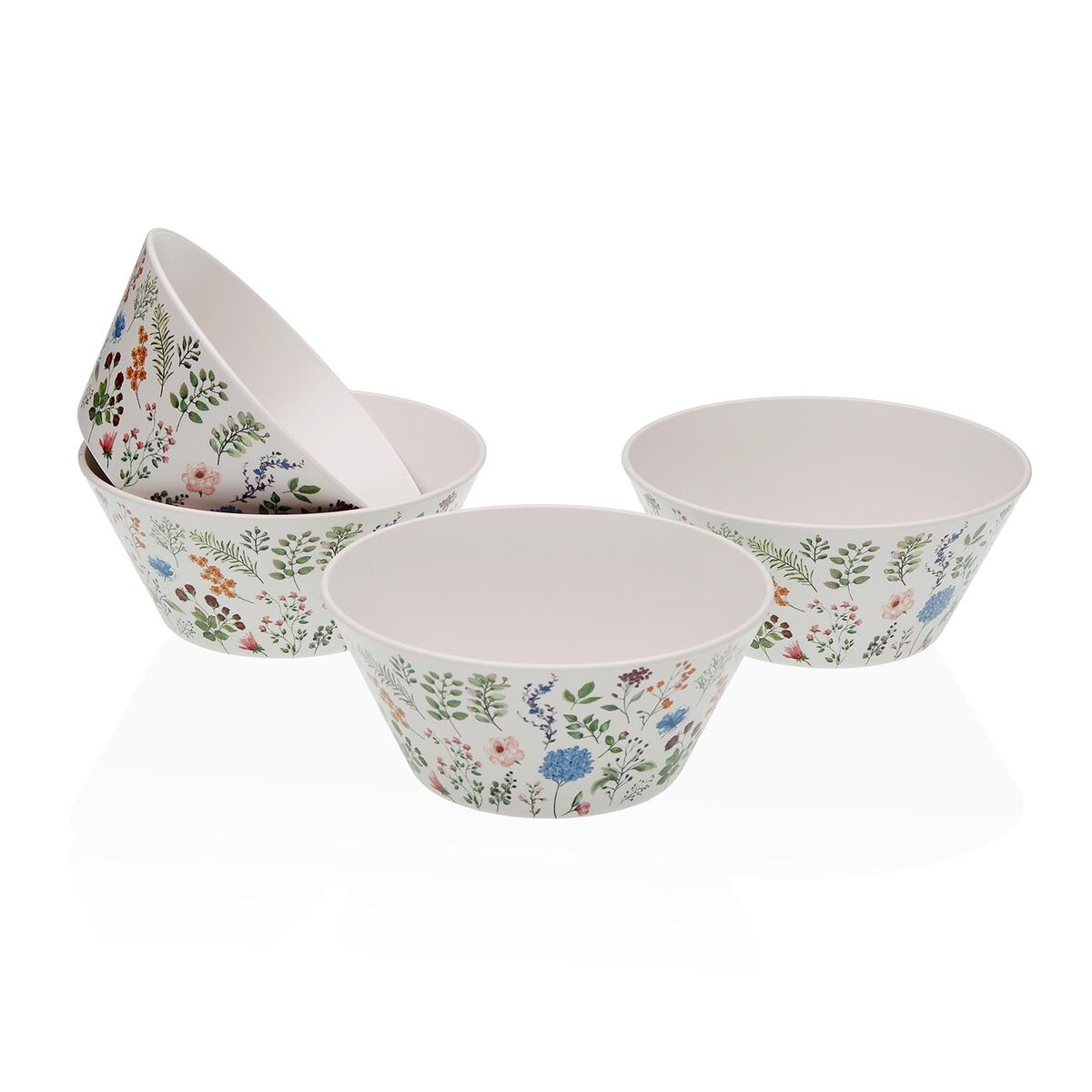 Pot pour ustensiles de cuisine Versa Polyéthylène RPET 6,4 cm 4 Pièces
