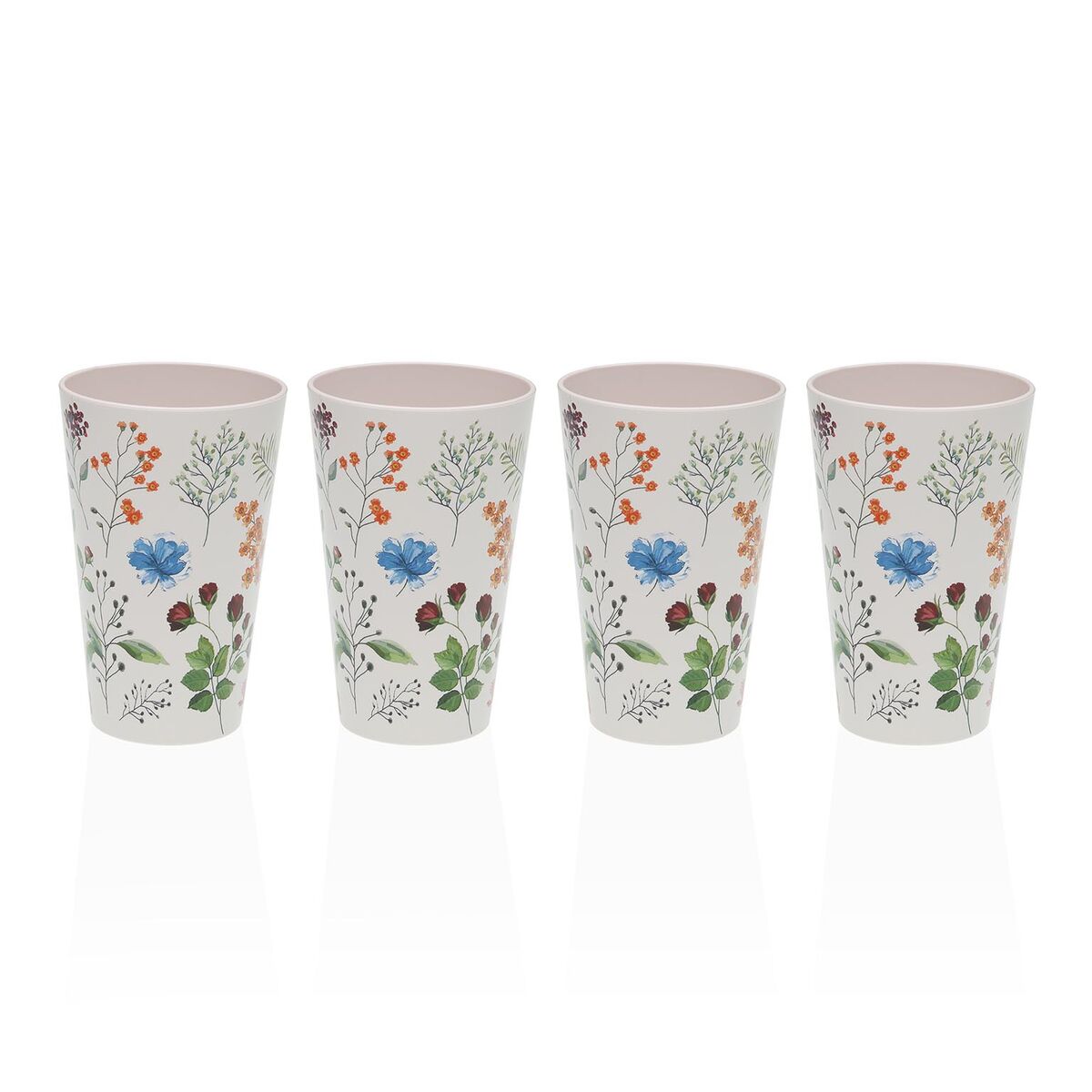 Pot pour ustensiles de cuisine Versa Polyéthylène RPET 13,8 cm 4 Pièces
