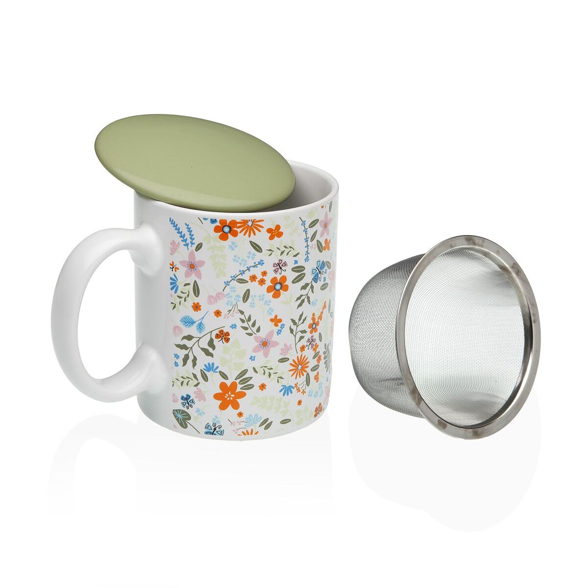 Tasse avec filtre pour infusions Versa Fleurs