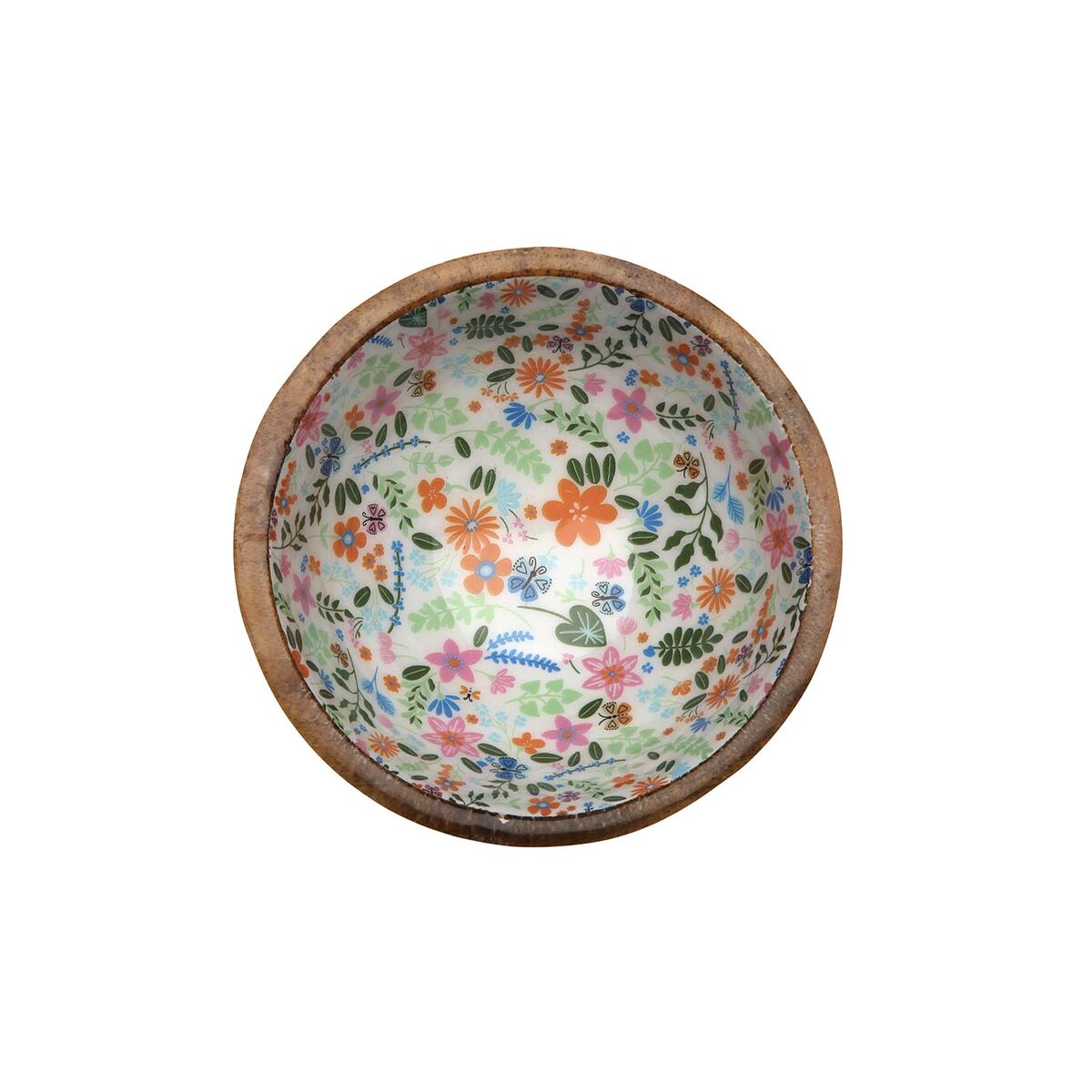 Image secondaire de Bol Versa Bambou Bois de manguier Fleurs 13 x 7 x 13 cm