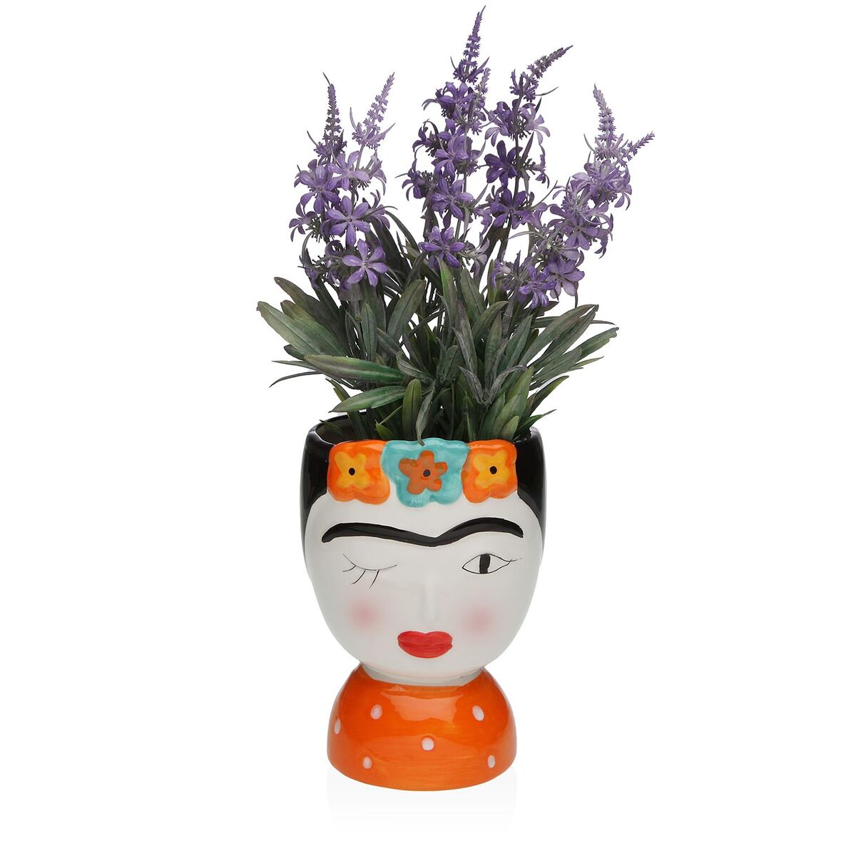 Image secondaire de Vase Versa Céramique Escandinavo/Nórdico 14,3 X 25,5 X 18,5 CM Frida Kahlo