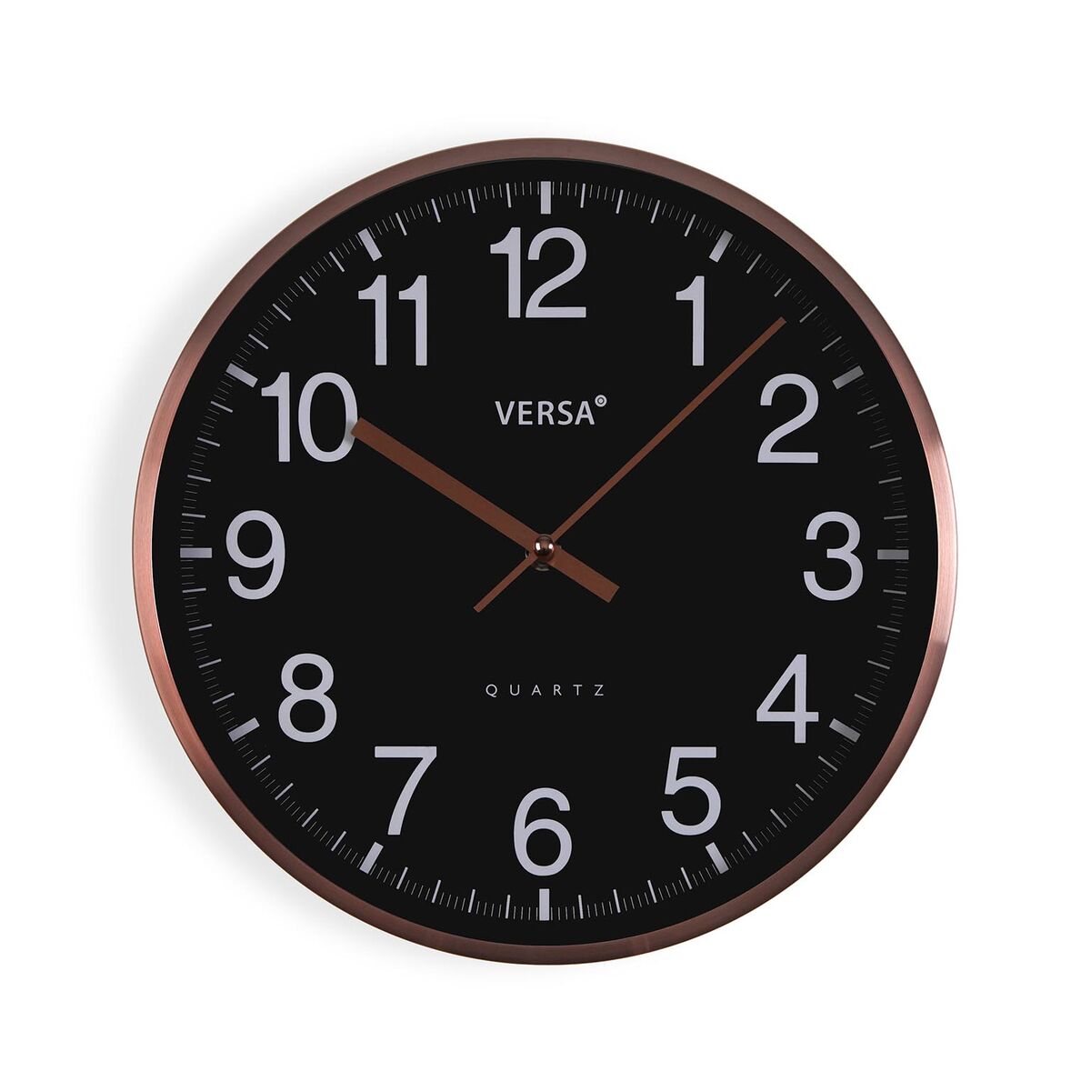 Horloge Murale Versa Noir Métal