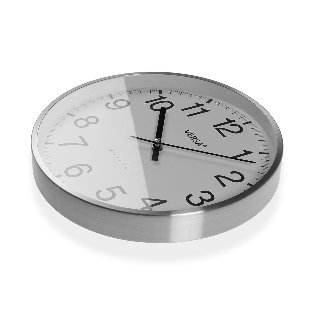 Image secondaire de Horloge Murale Versa Blanc Métal