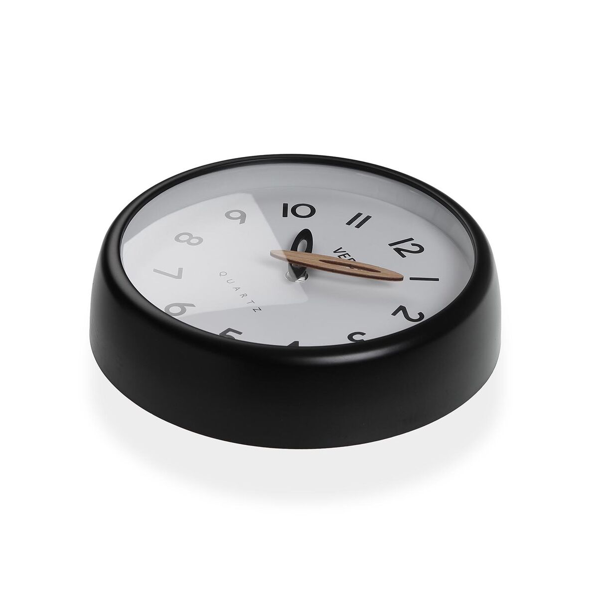 Image secondaire de Horloge Murale Versa Blanc Noir Plastique