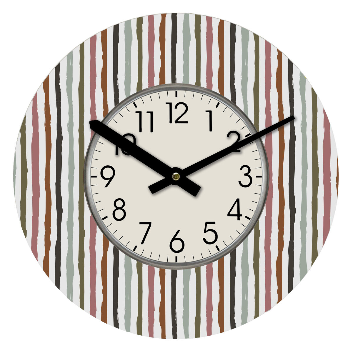Horloge Murale Versa Bois 4 x 30 x 30 cm