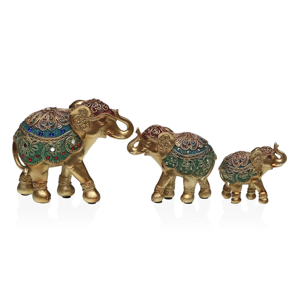 Image secondaire de Figurine Décorative Versa Résine Eléphant 3,5 X 9 X 8 CM
