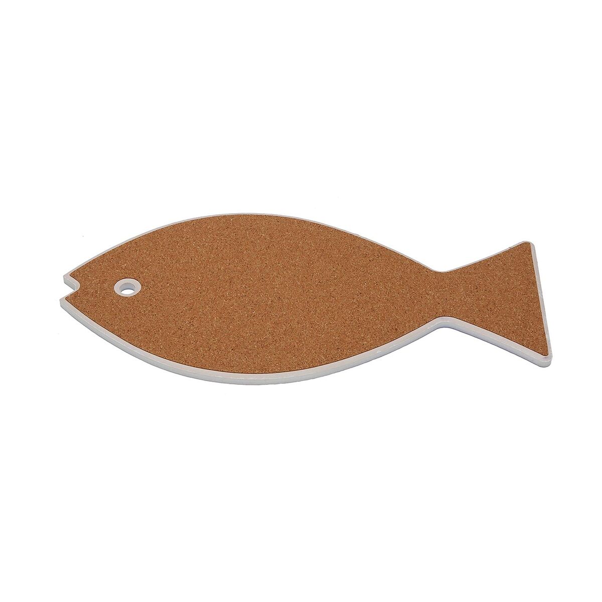 Image secondaire de Dessous de plat Versa Bleu Liège Céramique Poisson 14 x 0,7 x 20 cm