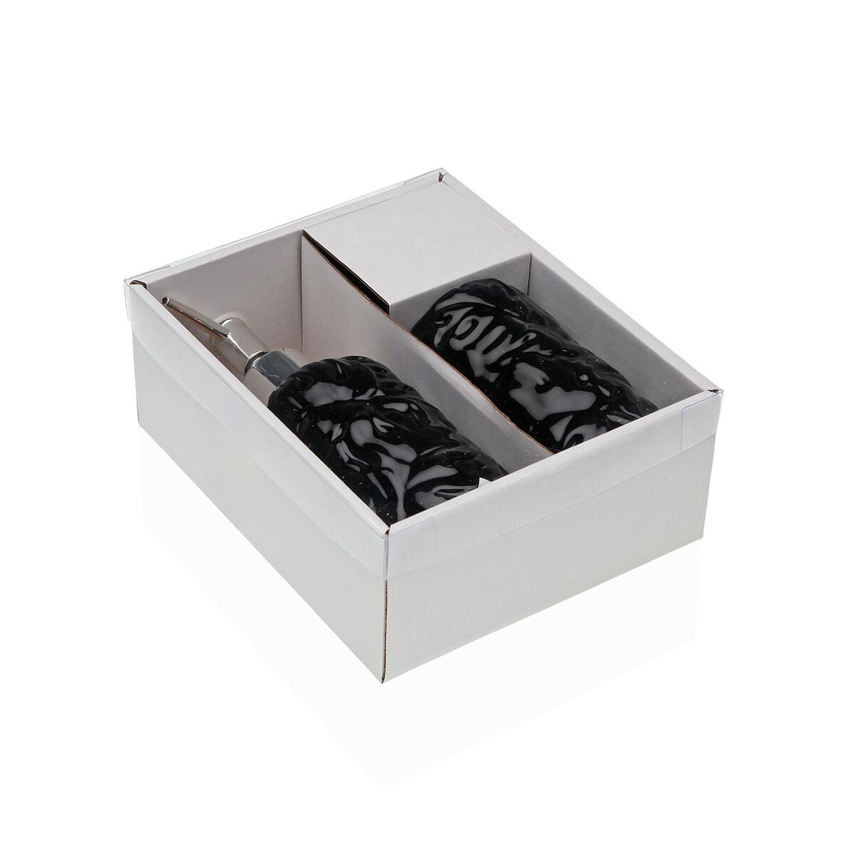 Image secondaire de Ensemble de Bain Versa Noir Dolomite 6,8 x 17 x 6,8 cm