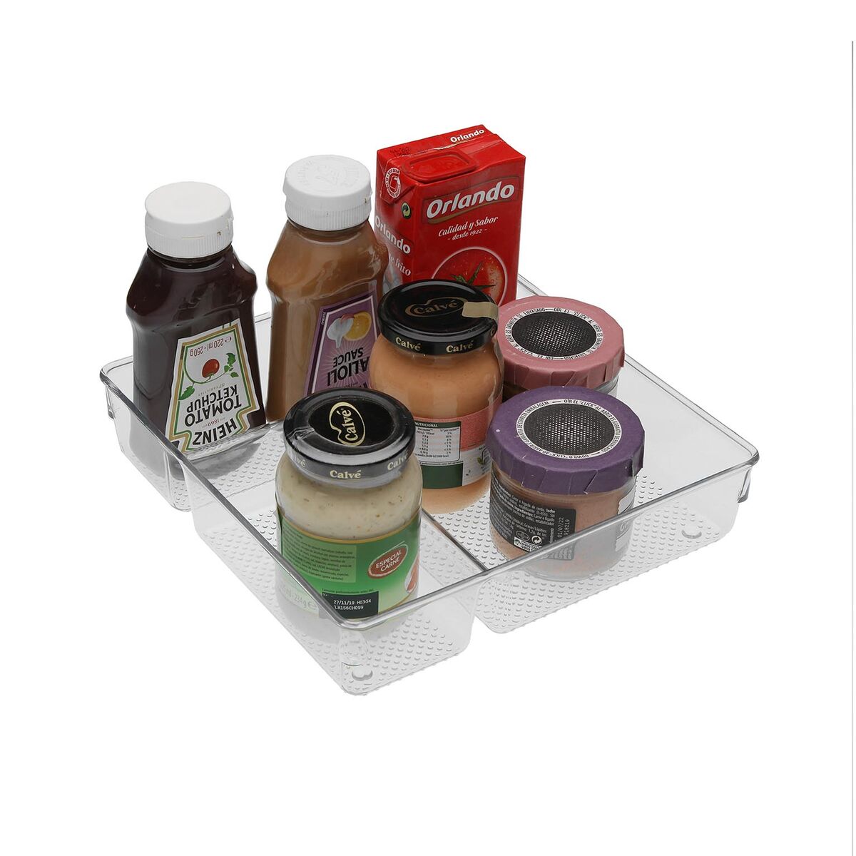 Image secondaire de Range-couverts Versa Transparent Plastique 23,2 X 5,6 X 23,2 CM