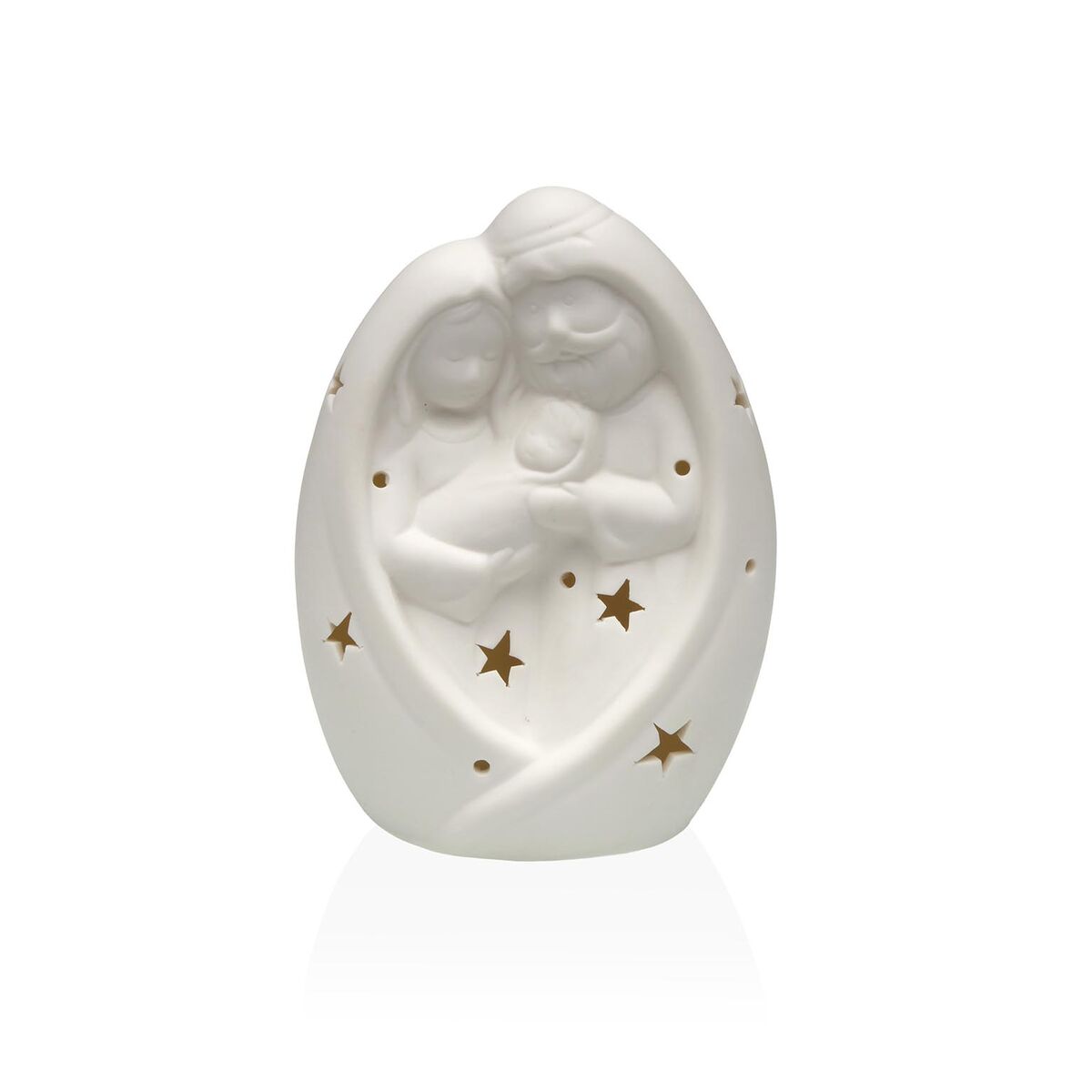 Décorations de Noël Versa Blanc Naissance/Crèche 6,6 X 14 X 10,1 CM Figurine Décorative