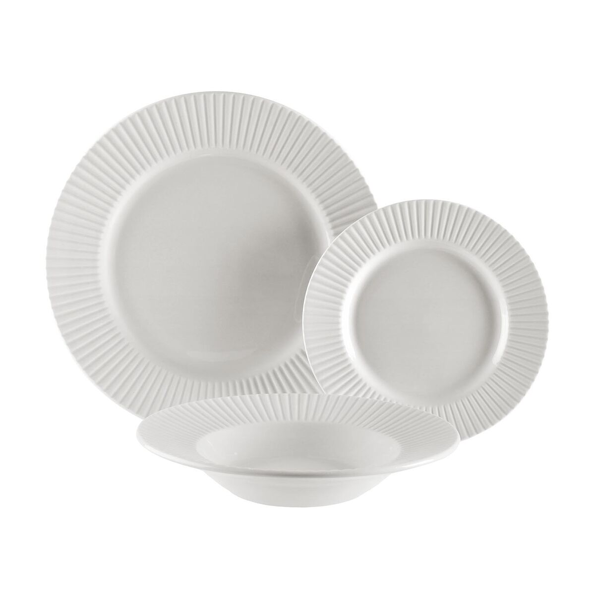 Assiettes Versa Porcelaine 18 Pièces
