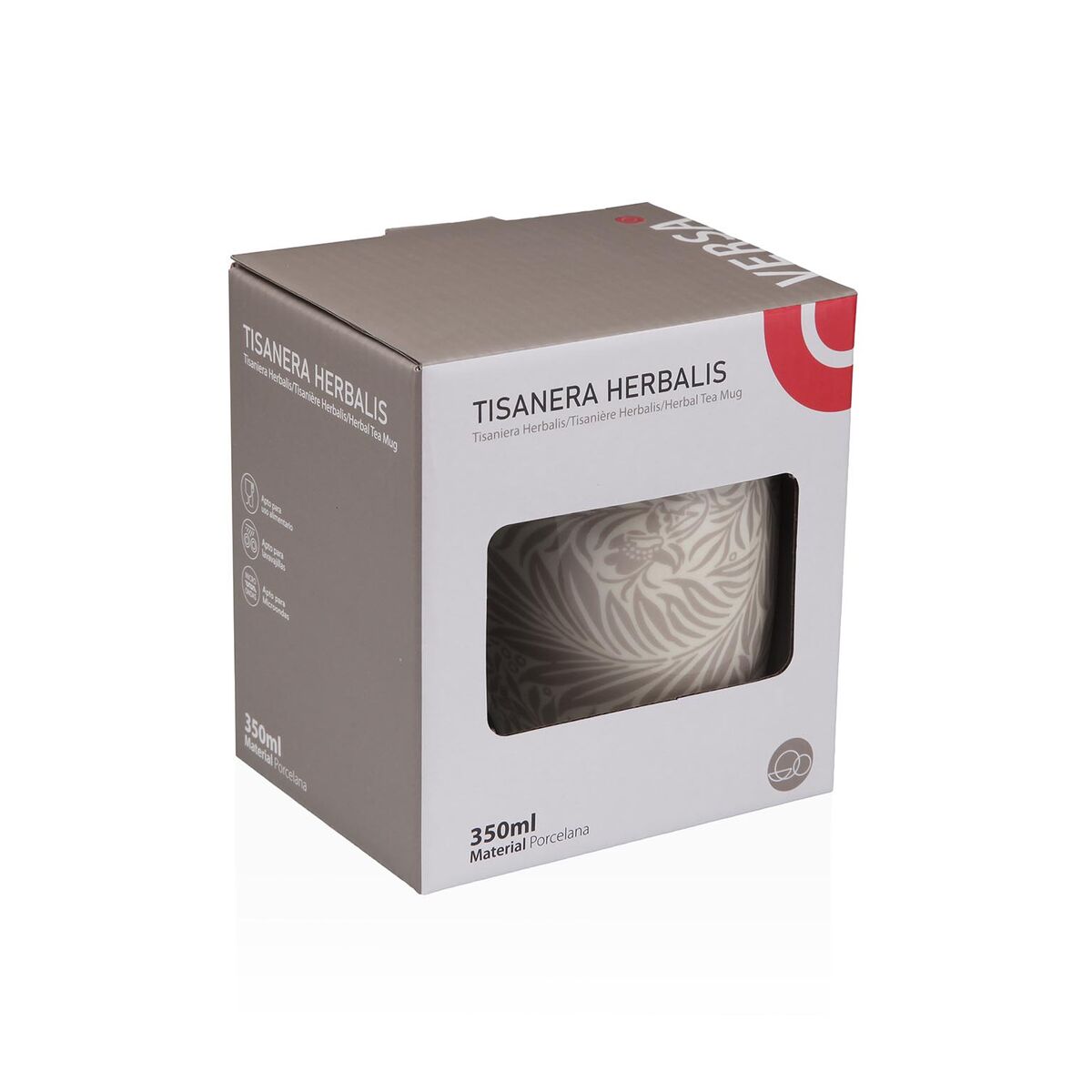 Image secondaire de Tasse avec filtre pour infusions Versa Gris