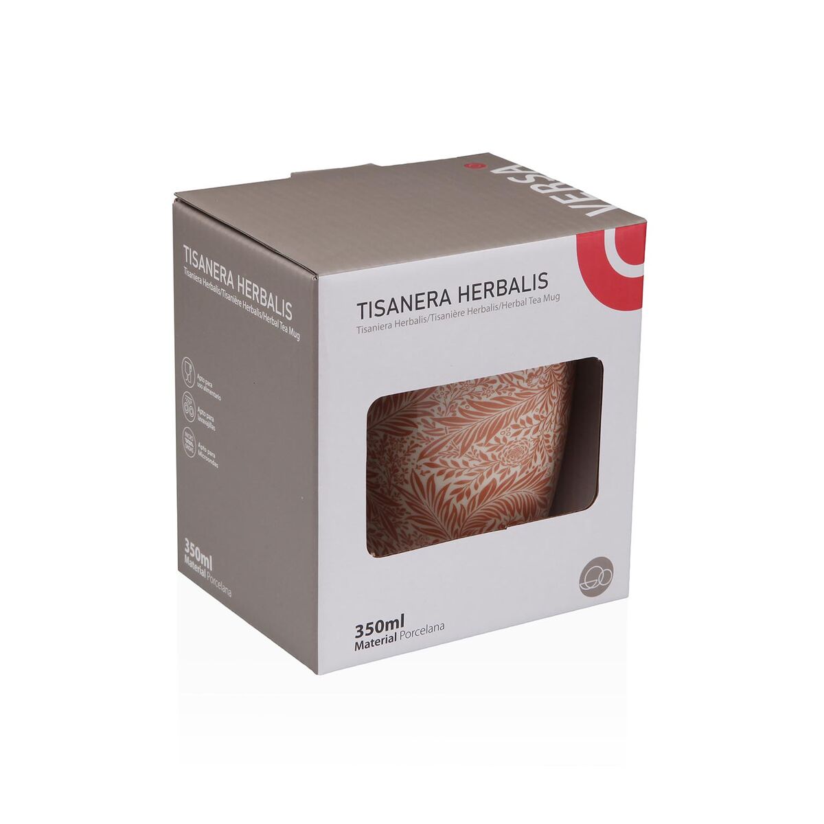 Image secondaire de Tasse avec filtre pour infusions Versa Orange