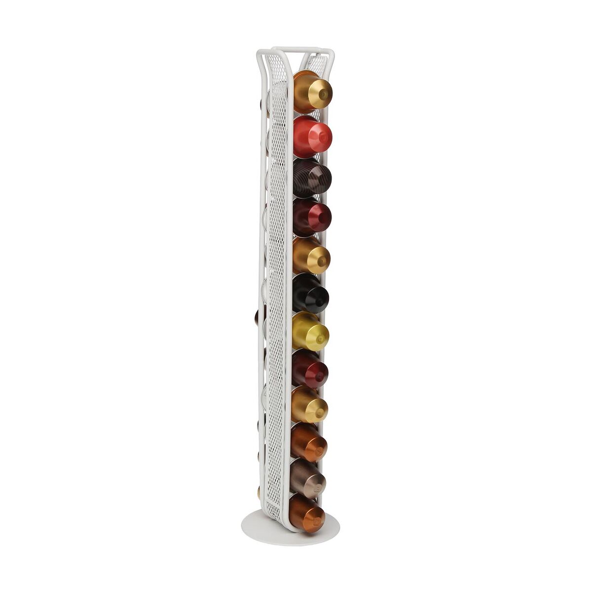 Image secondaire de Porte-capsules Versa Blanc Fer 7,5 X 33,6 X 7,5 CM Nespresso