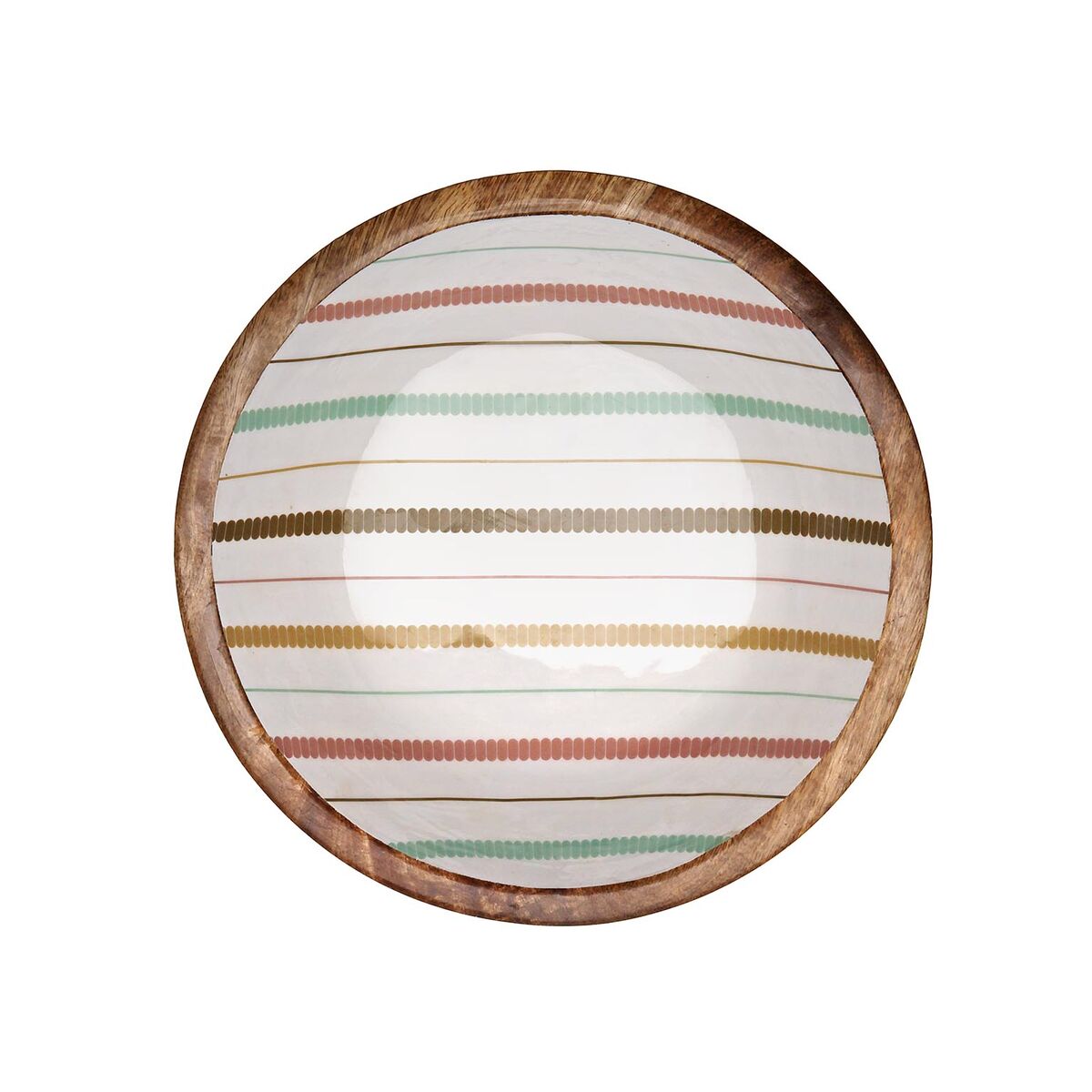 Salad Bowl Versa Flint Mango wood 24 x 7 x 24 cm, view 2